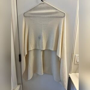 Sara Campbell Cashmere Cream Poncho